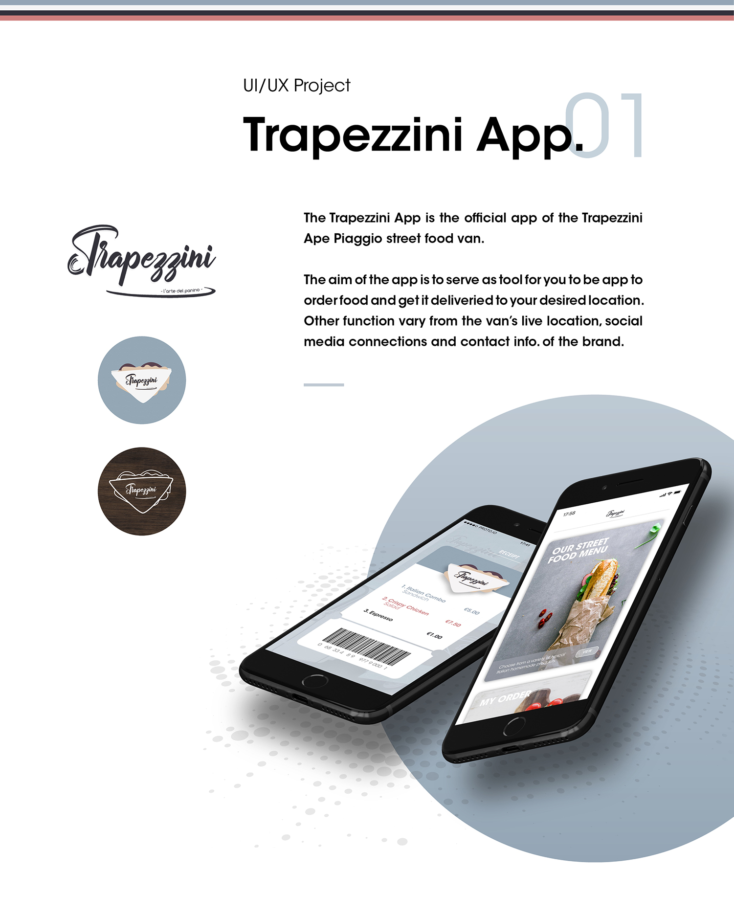 Trapezzini UI/UX Design 1